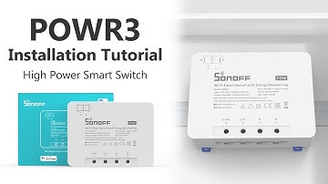 How to Install the SONOFF POWR3 : High Power Smart Switch