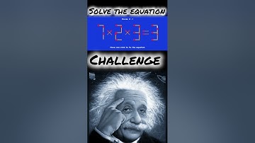 Pause this video and first solve by yourself this Equation. Do you solve? #equation #solve #physics