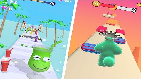 ✅ Juice Run 🆚 Blob Runner - Gameplay iOS,Android Video Pro Walkthrough Mobile Game All Levels IMZXKJ