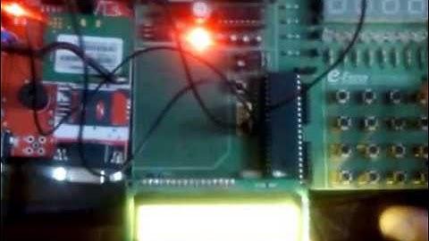 8051 Based CellPhone with 16x2 LCD Display