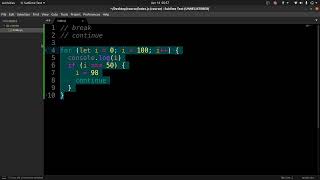 JavaScript darslari | 14-qism | Break, continue