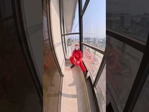 Rooftop Parkour Vs Hacker Free Running PoV 😂✅ #parkour #parkourlife #freerunning #funny #explore
