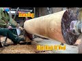 Masterpiece Of Machining Giant Wooden Blocks - Skills In Working With Giant Lathes