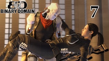 Binary Domain Прохождение на русском #7 Любовь, горилла и роботы