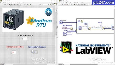 LabView "Modbus RTU" Omron E5CC Tutorial