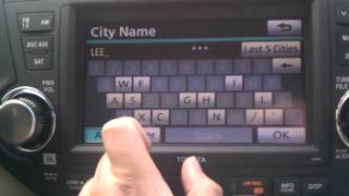 How To:  Set Your Home Destination 2011 Toyota Higlander Navigation