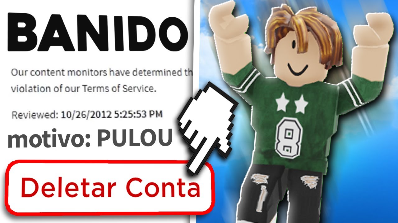 🟨 Eu Fui Banido do Roblox. 