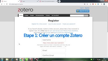 Zotero Tutoriel 5 : Création du compte, Synchronisation de la bibliothèque & Sauvegarde des données