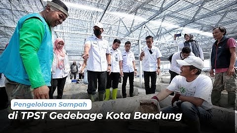 Conveyor Tempat Pembuangan Sampah di Terpadu (TPST) Gedebage