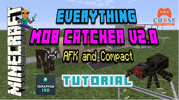Minecraft: EVERYTHING MOB CATCHER V2.0  AFK ( Tutorial ) PS4 / XBOX / PC Episode: 412