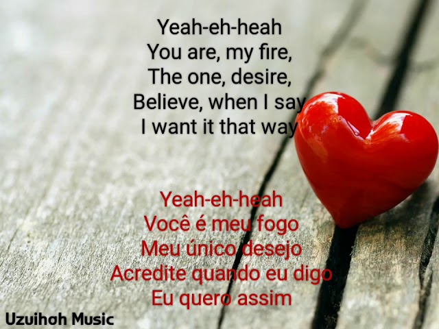 I Want It That Way - Backstreet Boys - Lyrics, Tradução, Legendado