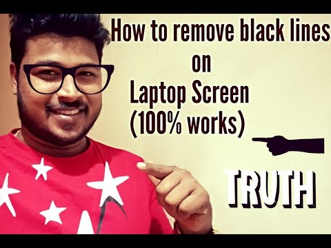 how to remove black lines on laptop screen new 2019
