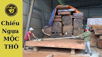 Mộc Thô - Chiếu Ngựa 2 Tấm 1 Chiếu Gỗ Cẩm Hồng Siêu Vân Chun |Chuyên Gỗ Khủng