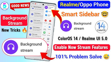 Realme/Oppo Phone Background Stream Problem Fix | Enable Background Stream Features in OnePlus/Oppo