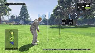 GTA 5 golf: 2x albatross -15 under par