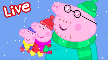 🔴 Peppa Pig CHRISTMAS 2025 LIVE! 🎄 Winter Fun! Full Episodes ❄️ Kids Cartoons 🔴