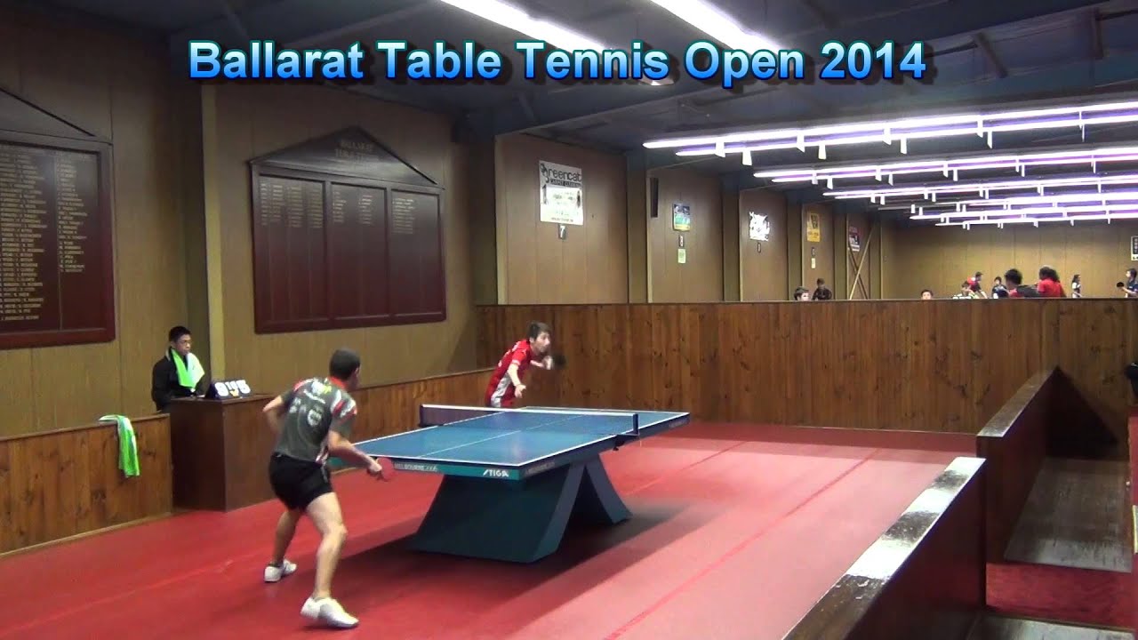 Ballarat Table Tennis Open 2014 MS Simon Gerada vs Eric Huang YouTube