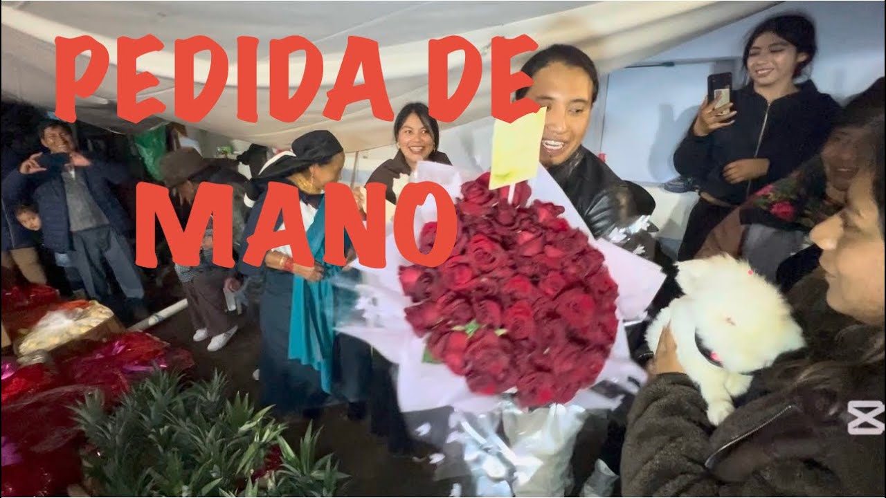 PEDIDA DE MANO DE MARCELA MENDOZA 