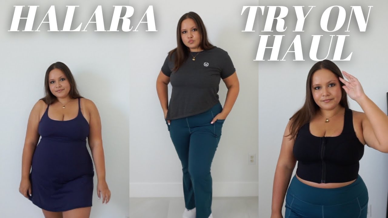 HALARA Plus size Try on haul  Active wear, Sizes 1X + honest Halara  review! *Discount code* 