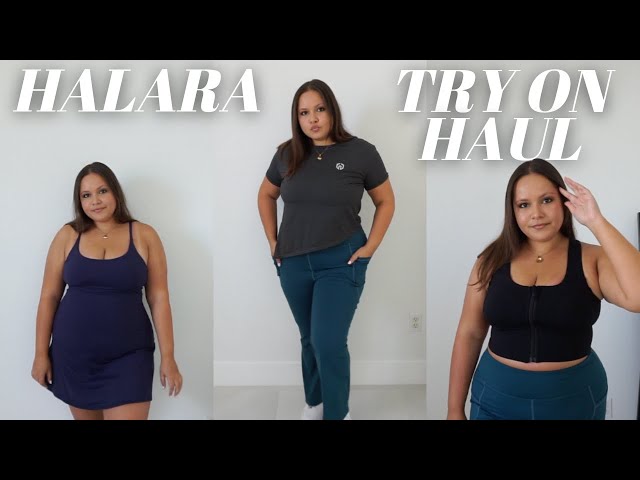 HALARA Plus size Try on haul  Active wear, Sizes 1X + honest Halara  review! *Discount code* 