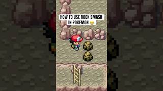 How To Use Rock Smash In Pokemon