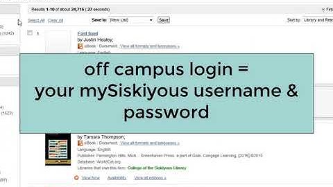 Library Catalog Basics