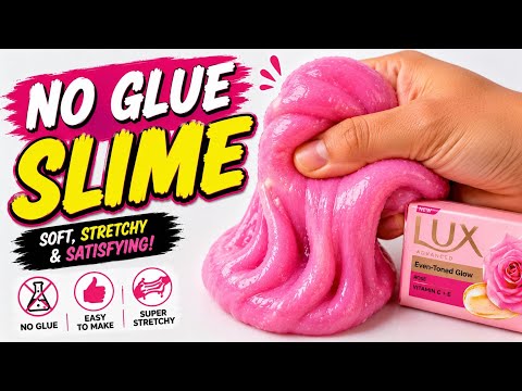Satisfying No Glue Slime ASMR | How To Make Slime Without Glue | Easy DIY Slime Recipe