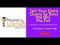 Best Way to Tell data Story Quickly| How I can Read the data And Present it like and data analyst.