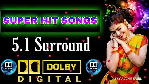 5.1 Tamil Songs 💘 Ilayaraja Duets Dolby Digital Tamil songs   Paatu Cassette Songs