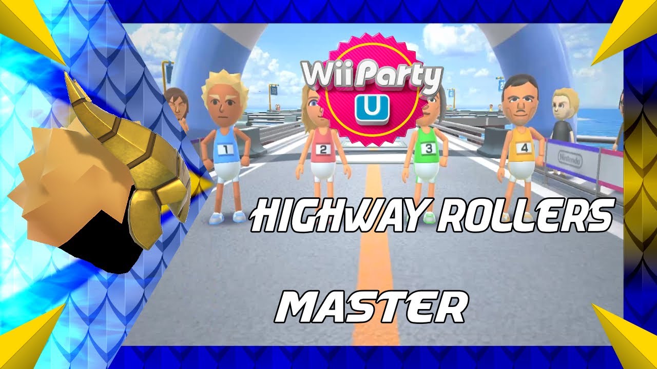 Wii Party U - Highway Rollers (Master) Guest gold vs Elena vs Yuehua vs Bo-Jia
