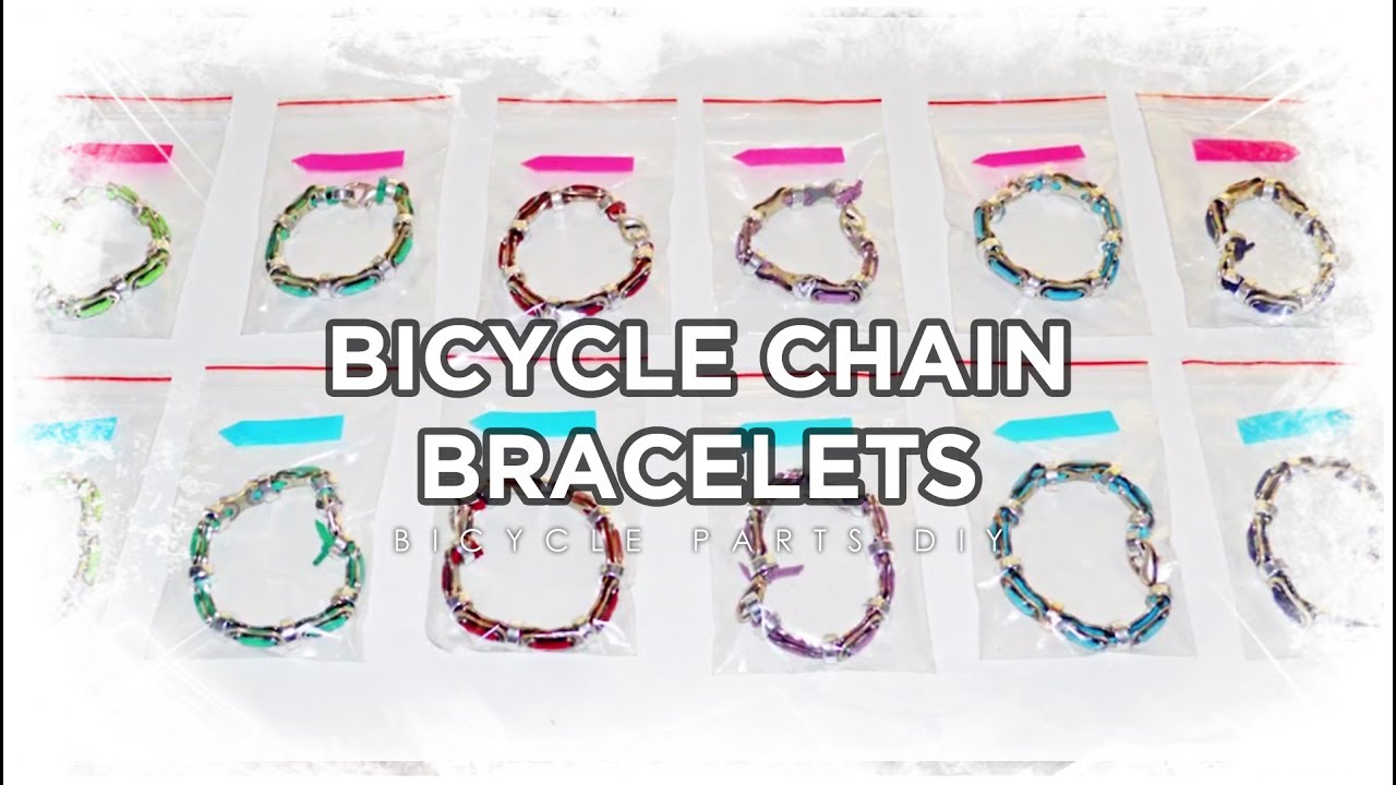 Rainbow Bike Chain Bracelet