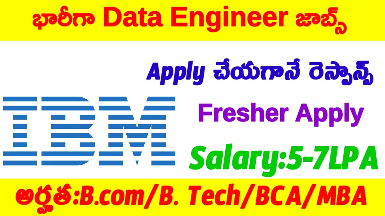 ibm-latest-recruitment-in-banglore-data-engineer-jobs-in-banglore