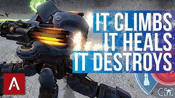 War Robots Test Server 4.0: New Spider Robot Weyland (Healing Robot)