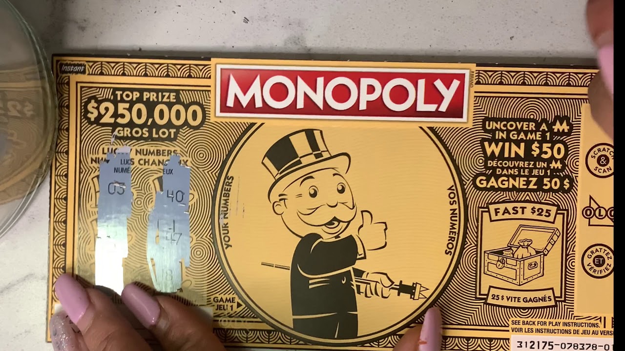MONOPOLY OLG SCRATCH TICKET ☘️Ontario Lottery - YouTube