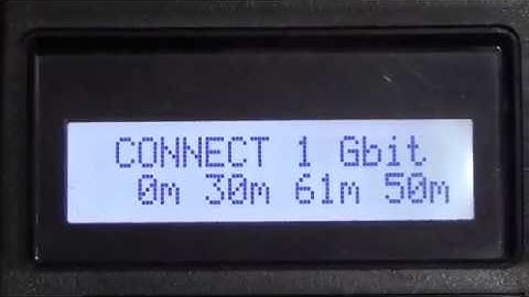 LAN CABLE TESTER WITH CABLE ID FUNCTION.....