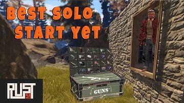 Best Solo Start Yet | Rust Solo Survival - The Ugly Base: Part 1