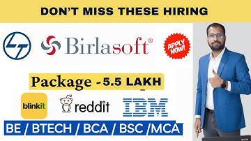 Birlasoft Recruitment Drive Announced | L&T, Blinkit, reddit, IBM Jobs | Register Now