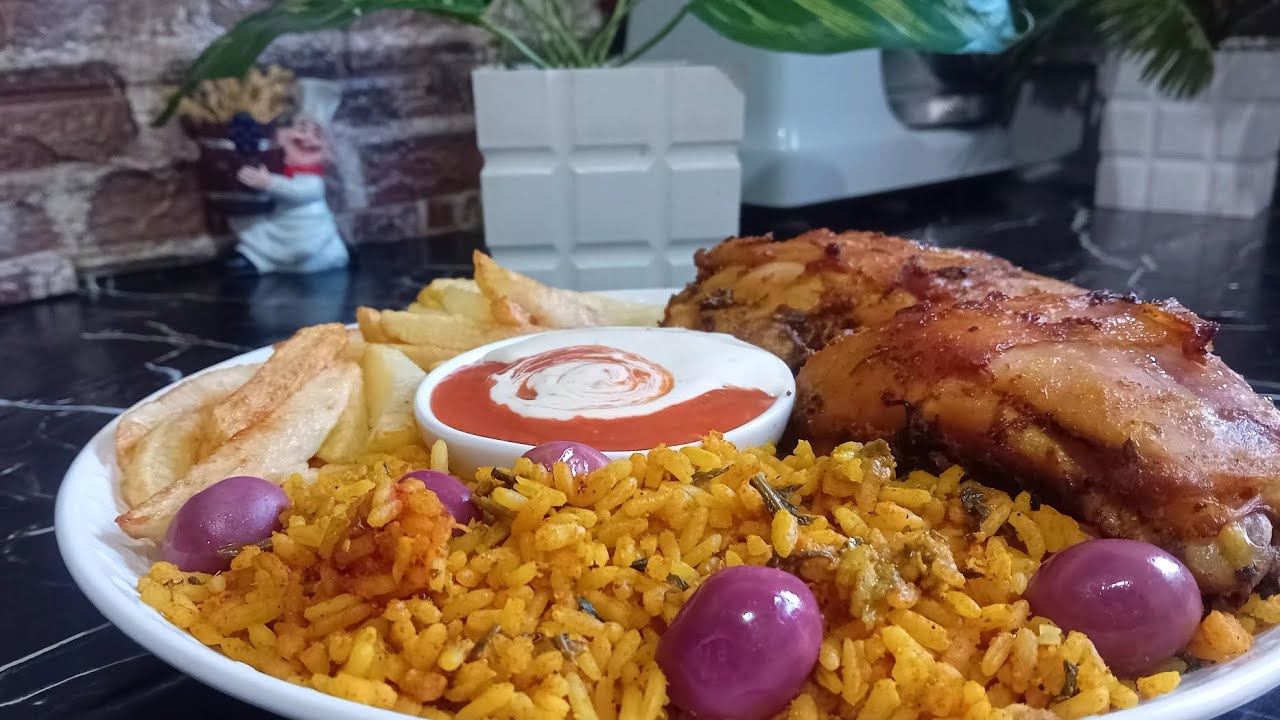 دجاج بالروز بطريقة زوينة وساهلة 