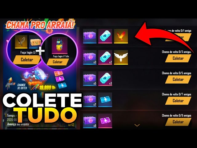 Chamar de Volta Free Fire julho 2022: convide amigos e ganhe recompensas no  jogo