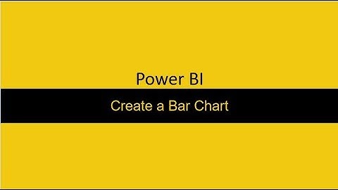 40  Create a Clustered Bar Chart Power BI