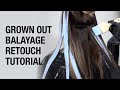 How to Retouch Balayage Hair Color Tutorial | Dark Hair Blonding Technique | Kenra Color