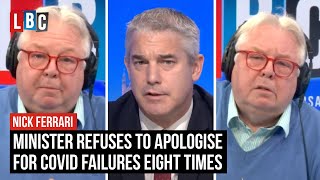 Minister refuses to apologise for Covid failures eight times | LBC