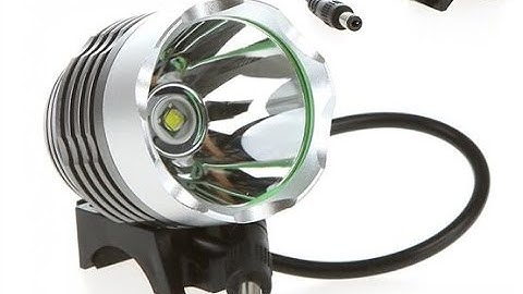 2 in 1 Rechargeable Led Bike Light CREE XML T6 led 8.4V 6600mAh Silicone Battery pack