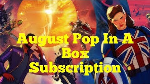 Funko Pop! August Pop In A Box Subscription