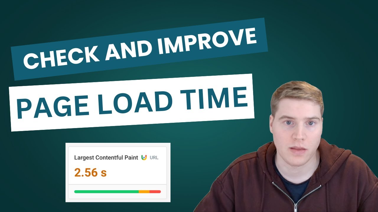 How to check and improve page load time for your website - YouTube