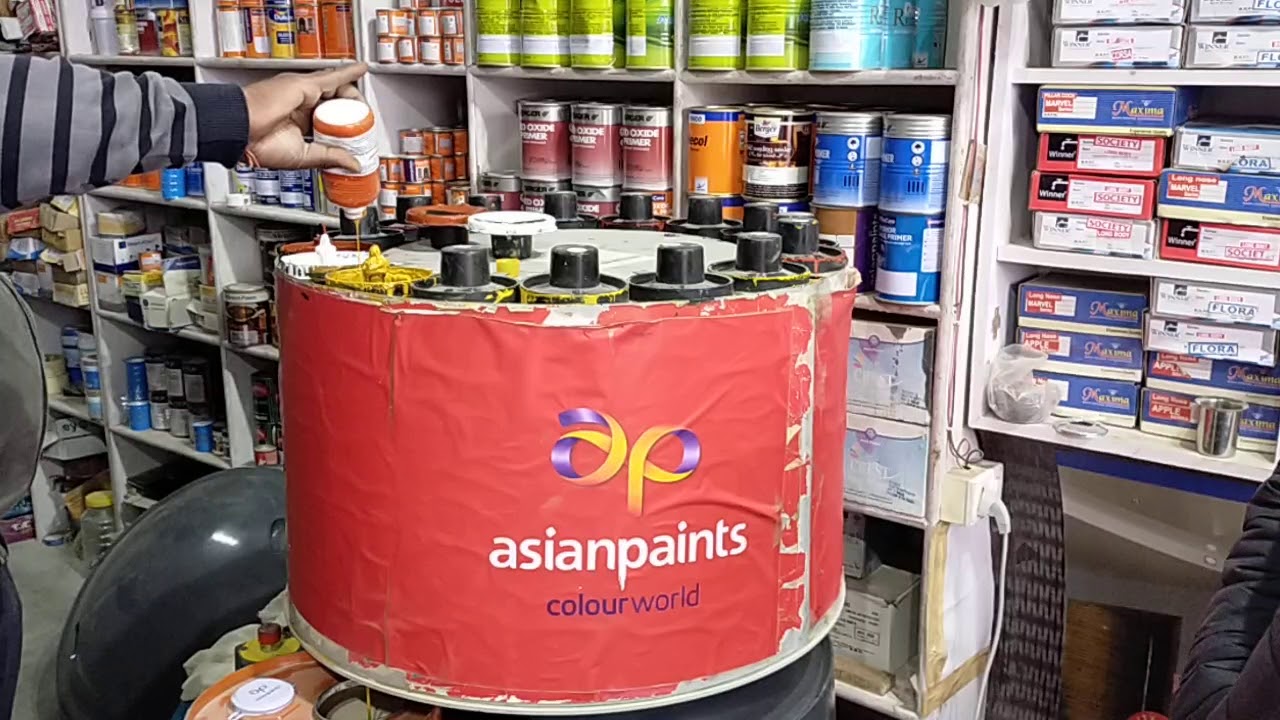 Sakarni stainer used in Asian paint colourent mechine kindly subscribe new update bell YouTube