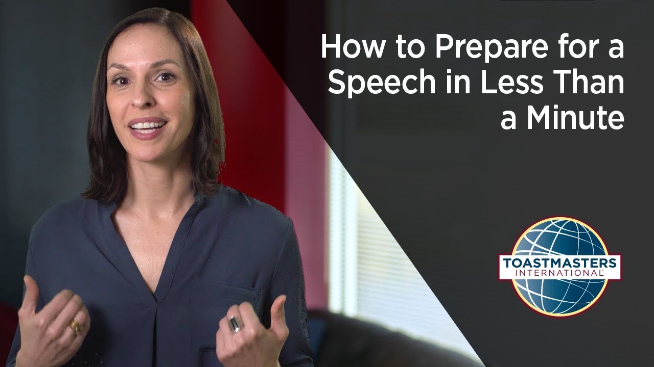 how to prepare for a unprepared speech