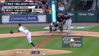 SEA@TEX: Cruz smashes 455-foot homer to center field