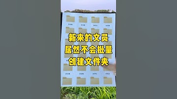 一个简单的代码就可以批量创建一千个文件夹#批量创建文件夹 #涨知识 #办公技巧 #每天学习一点点 #职场