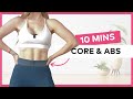10 min total core  abs  home workout no equipment